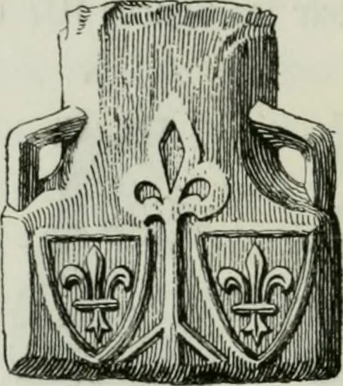 An illustration from Description de l'abbaye du Mont Saint-Michel et de ses abords : précédée d'une notice historique, 1877, leaf 383