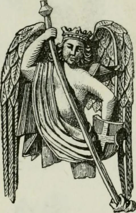 An illustration from Description de l'abbaye du Mont Saint-Michel et de ses abords : précédée d'une notice historique, 1877, leaf 387