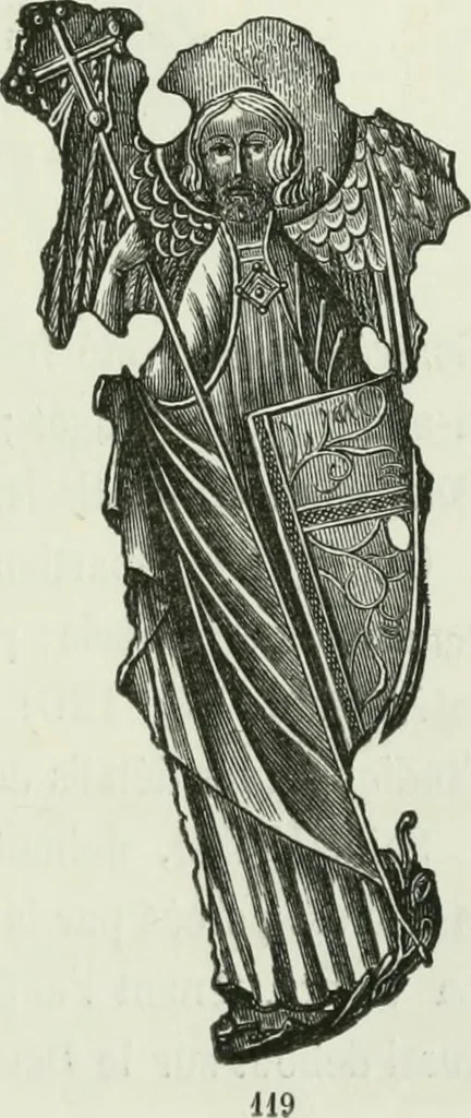 An illustration from Description de l'abbaye du Mont Saint-Michel et de ses abords : précédée d'une notice historique, 1877, leaf 388