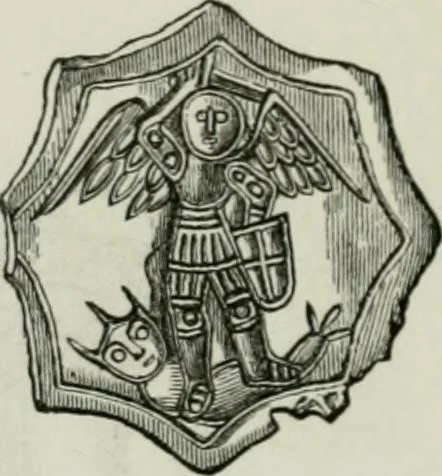 An illustration from Description de l'abbaye du Mont Saint-Michel et de ses abords : précédée d'une notice historique, 1877, leaf 391
