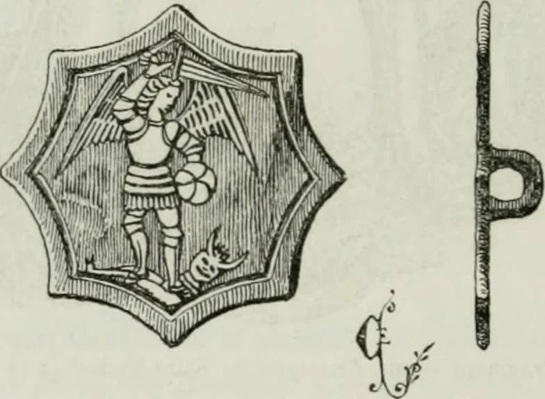 An illustration from Description de l'abbaye du Mont Saint-Michel et de ses abords : précédée d'une notice historique, 1877, leaf 391