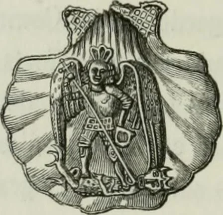 An illustration from Description de l'abbaye du Mont Saint-Michel et de ses abords : précédée d'une notice historique, 1877, leaf 65