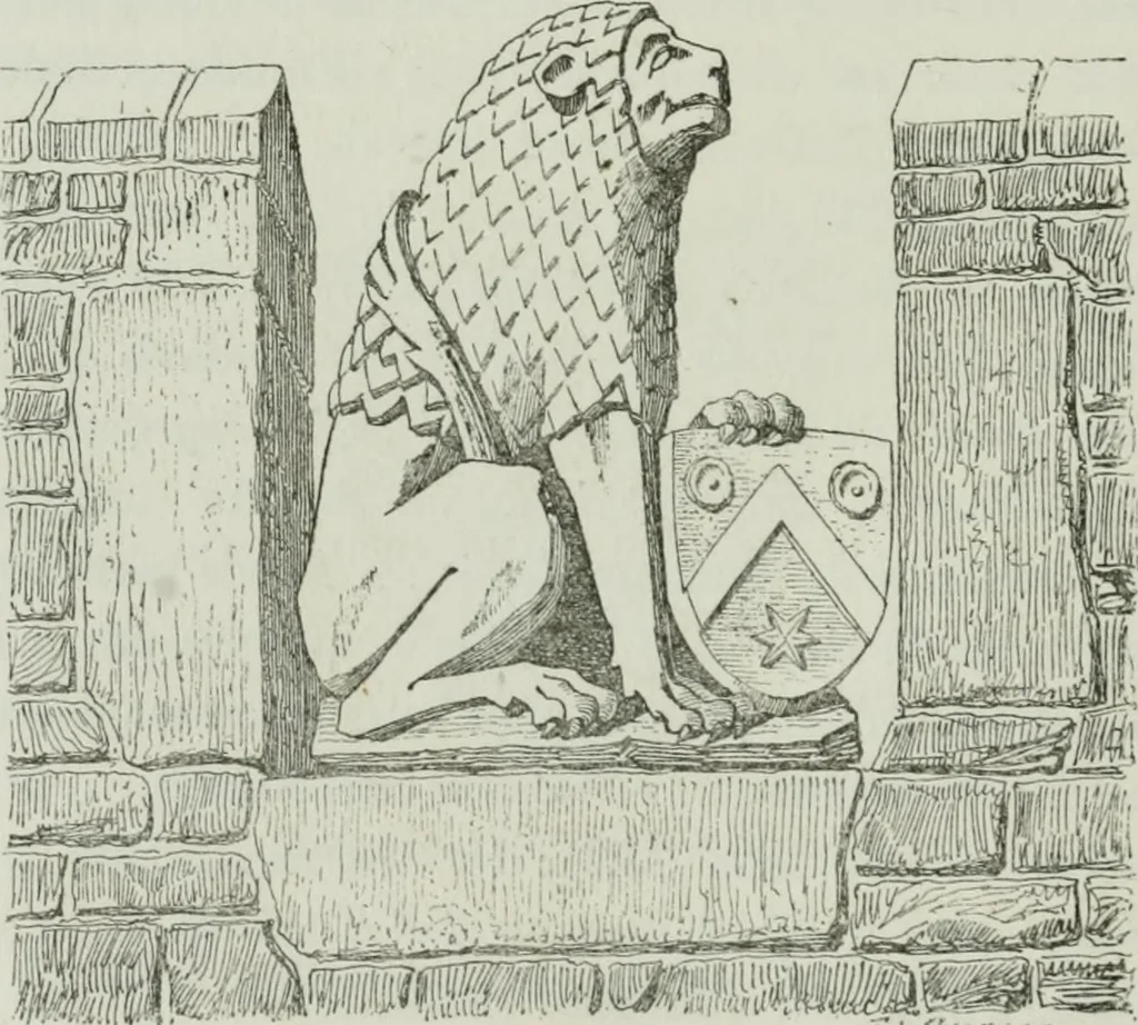 An illustration from Description de l'abbaye du Mont Saint-Michel et de ses abords : précédée d'une notice historique, 1877, leaf 75