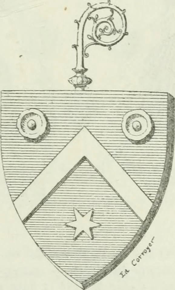 An illustration from Description de l'abbaye du Mont Saint-Michel et de ses abords : précédée d'une notice historique, 1877, leaf 76