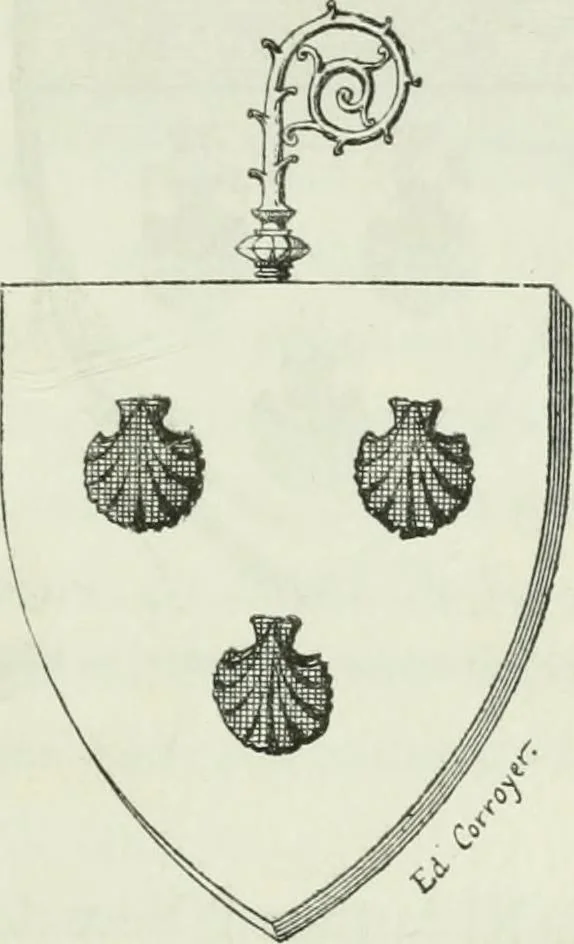 An illustration from Description de l'abbaye du Mont Saint-Michel et de ses abords : précédée d'une notice historique, 1877, leaf 78