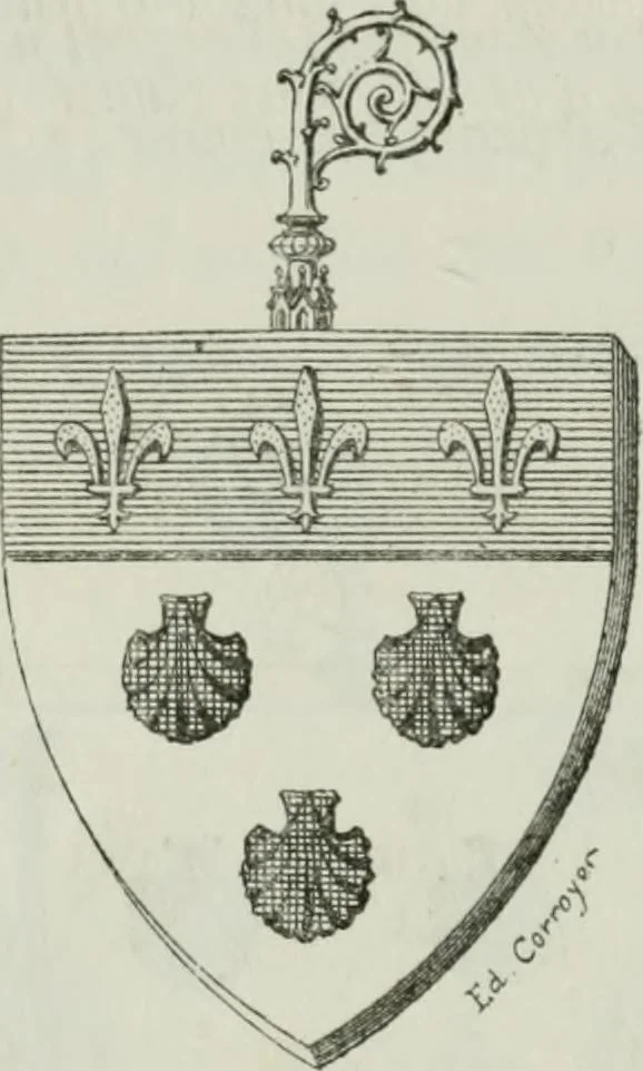 An illustration from Description de l'abbaye du Mont Saint-Michel et de ses abords : précédée d'une notice historique, 1877, leaf 79