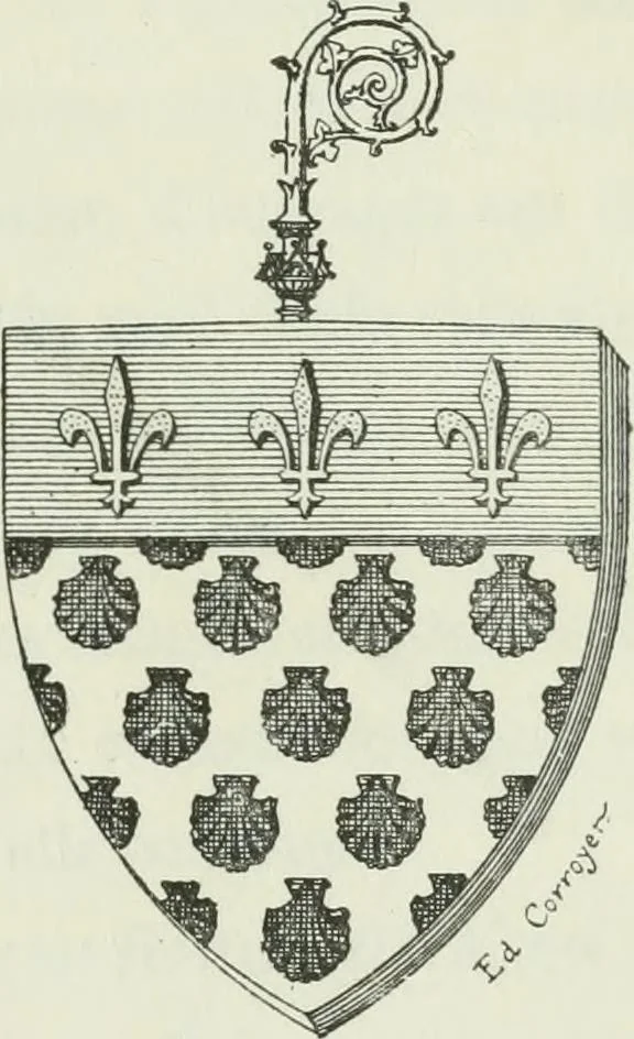 An illustration from Description de l'abbaye du Mont Saint-Michel et de ses abords : précédée d'une notice historique, 1877, leaf 8