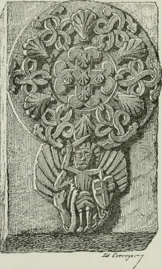 An illustration from Description de l'abbaye du Mont Saint-Michel et de ses abords : précédée d'une notice historique, 1877, leaf 83