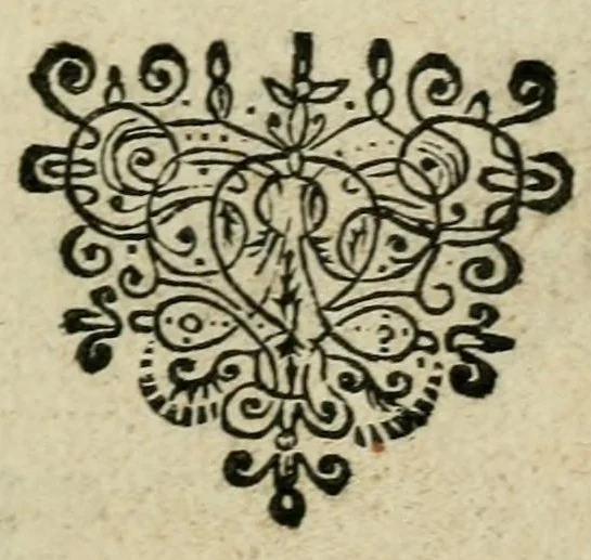An illustration from Description de l'Abbaye de La Trappe, 1677, leaf 7