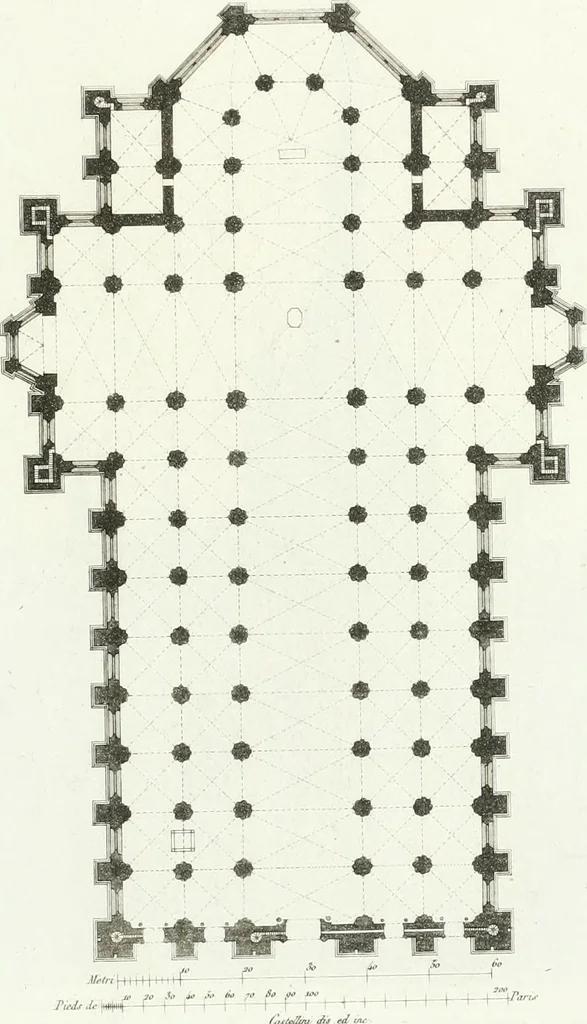 An illustration from Description de la cathédrale de Milan : accompagnée d'observations historiques et critiques sur sa construction et sur les monumens d'art dont elle est enrichie, 1823, leaf 211