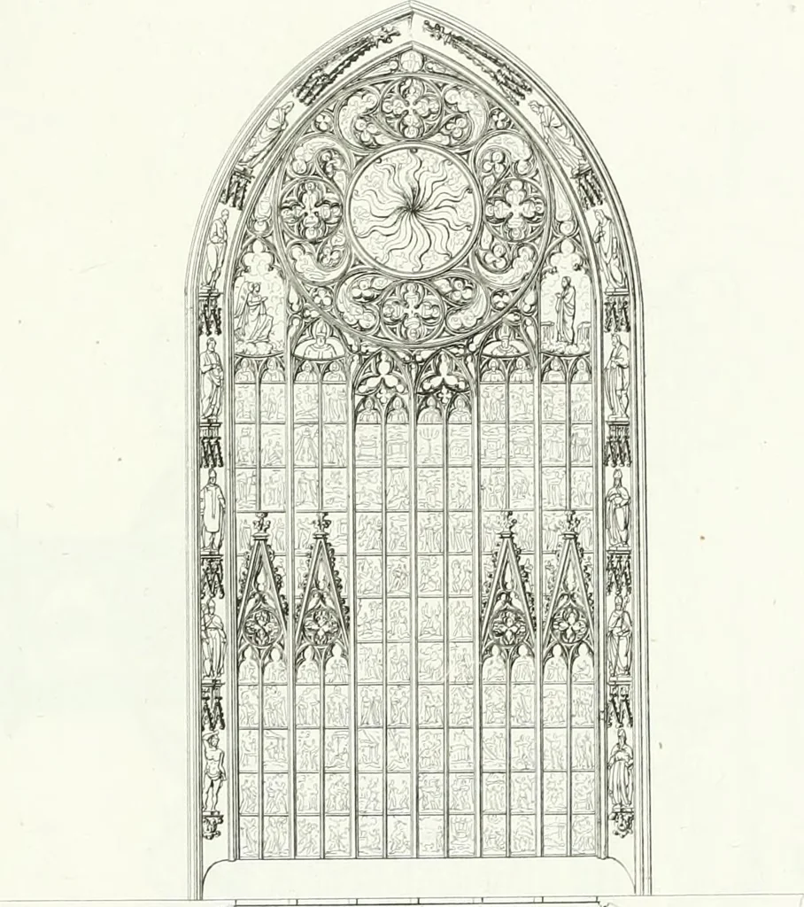 An illustration from Description de la cathédrale de Milan : accompagnée d'observations historiques et critiques sur sa construction et sur les monumens d'art dont elle est enrichie, 1823, leaf 269
