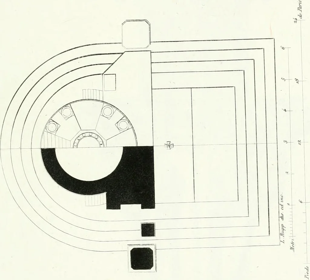An illustration from Description de la cathédrale de Milan : accompagnée d'observations historiques et critiques sur sa construction et sur les monumens d'art dont elle est enrichie, 1823, leaf 293