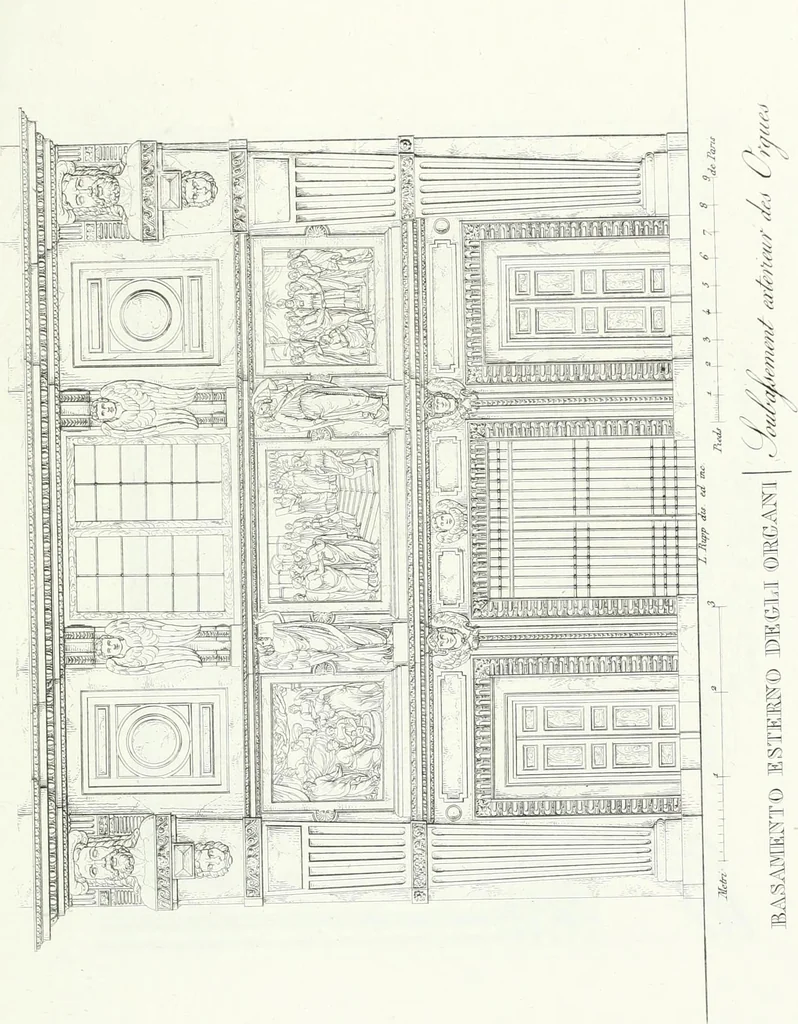 An illustration from Description de la cathédrale de Milan : accompagnée d'observations historiques et critiques sur sa construction et sur les monumens d'art dont elle est enrichie, 1823, leaf 297