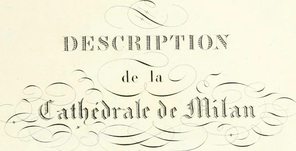 An illustration from Description de la cathédrale de Milan : accompagnée d'observations historiques et critiques sur sa construction et sur les monumens d'art dont elle est enrichie, 1823, leaf 3