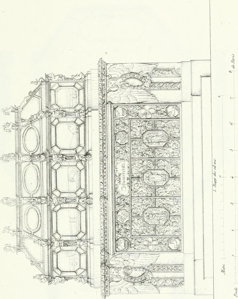 An illustration from Description de la cathédrale de Milan : accompagnée d'observations historiques et critiques sur sa construction et sur les monumens d'art dont elle est enrichie, 1823, leaf 305