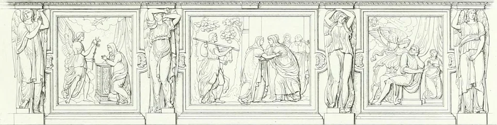 An illustration from Description de la cathédrale de Milan : accompagnée d'observations historiques et critiques sur sa construction et sur les monumens d'art dont elle est enrichie, 1823, leaf 321