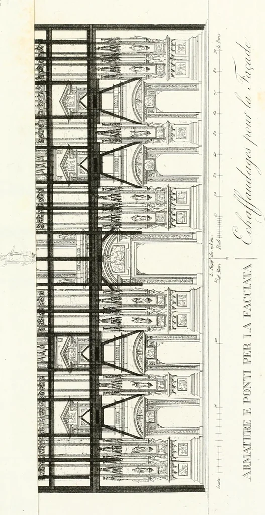 An illustration from Description de la cathédrale de Milan : accompagnée d'observations historiques et critiques sur sa construction et sur les monumens d'art dont elle est enrichie, 1823, leaf 335