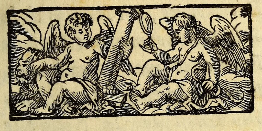 An illustration from Description de la Louisiane, : nouvellement decouverte au sud'oüest de la Nouvelle France, par ordre du roy. Avec la carte du pays: les moeurs & la maniere de vivre des sauvages., 1688, leaf 9