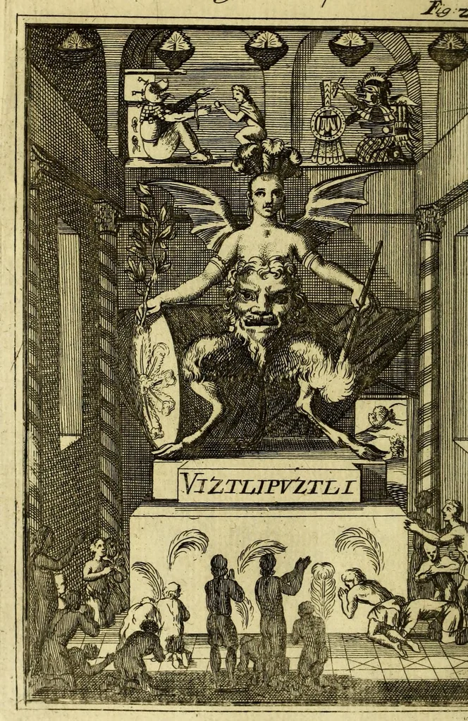 An illustration from Description de l'univers, : contenant les differents systemes du monde, les cartes generales & particulieres de la geographie ancienne & moderne : les plans & les profils des principales villes & des autres lieux plus considerables de la terre; avec les portraits des souverains qui y commandent, leurs blasons, titres & livrées : et les mœurs, religions, gouvernemens & divers habillemens de chaque nation. Dediée au roy., 1685, leaf 424