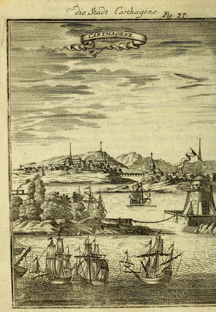 An illustration from Description de l'univers, : contenant les differents systemes du monde, les cartes generales & particulieres de la geographie ancienne & moderne : les plans & les profils des principales villes & des autres lieux plus considerables de la terre; avec les portraits des souverains qui y commandent, leurs blasons, titres & livrées : et les mœurs, religions, gouvernemens & divers habillemens de chaque nation. Dediée au roy., 1685, leaf 464