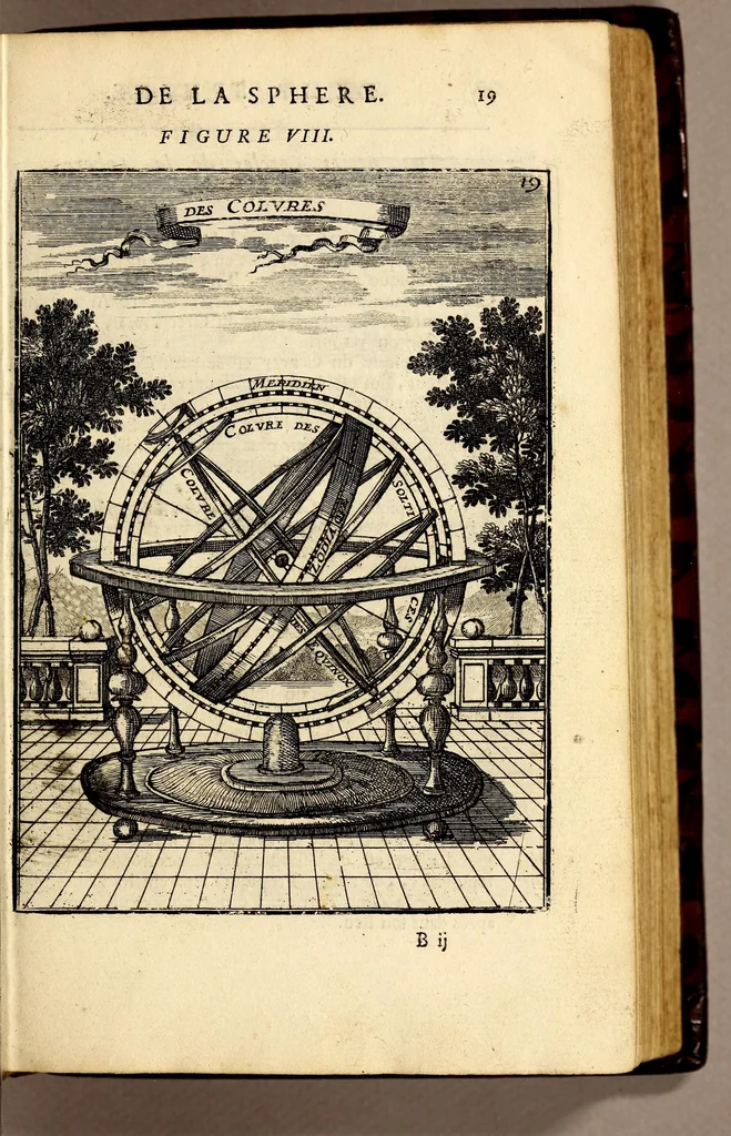 An illustration from Description de l'univers, : contenant les differents systêmes du monde, les cartes generales & particulieres de la geographie ancienne & moderne : les plans & les profils des principales villes & des autres lieux plus considerables de la terre ; avec les portraits des souverains qui y commandent, leurs blasons, titres & livrées : et les mœurs, religions, gouvernemens & divers habillemens de chaque nation. Dediee au roy., 1683, leaf 49