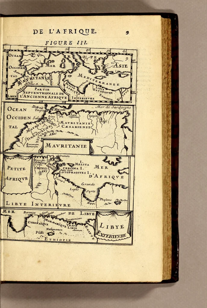 An illustration from Description de l'univers, : contenant les differents systêmes du monde, les cartes generales & particulieres de la geographie ancienne & moderne : les plans & les profils des principales villes & des autres lieux plus considerables de la terre ; avec les portraits des souverains qui y commandent, leurs blasons, titres & livrées : et les mœurs, religions, gouvernemens & divers habillemens de chaque nation. Dediee au roy., 1683, leaf 25