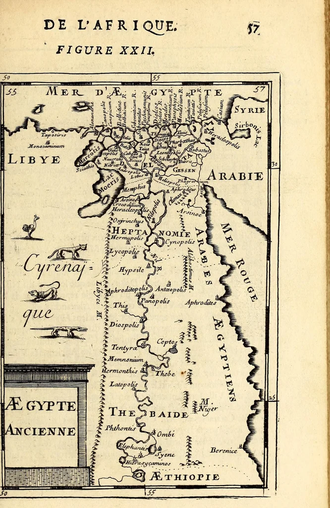 An illustration from Description de l'univers, : contenant les differents systêmes du monde, les cartes generales & particulieres de la geographie ancienne & moderne : les plans & les profils des principales villes & des autres lieux plus considerables de la terre ; avec les portraits des souverains qui y commandent, leurs blasons, titres & livrées : et les mœurs, religions, gouvernemens & divers habillemens de chaque nation. Dediee au roy., 1683, leaf 73