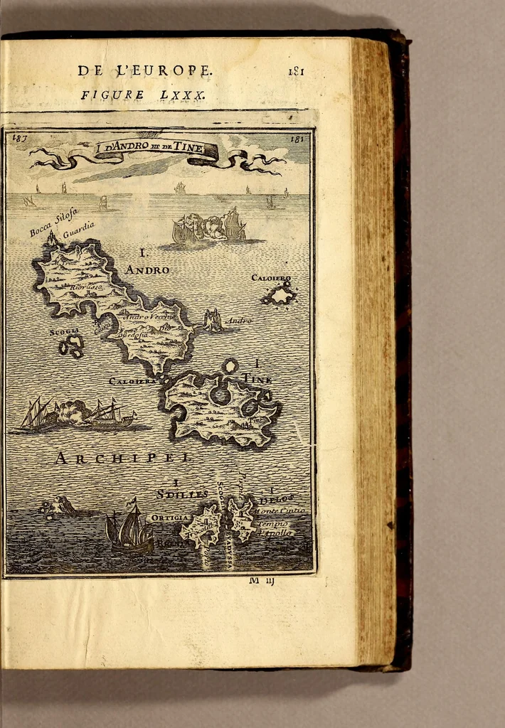 An illustration from Description de l'univers, : contenant les differents systêmes du monde, les cartes generales & particulieres de la geographie ancienne & moderne : les plans & les profils des principales villes & des autres lieux plus considerables de la terre ; avec les portraits des souverains qui y commandent, leurs blasons, titres & livrées : et les mœurs, religions, gouvernemens & divers habillemens de chaque nation. Dediee au roy., 1683, leaf 199