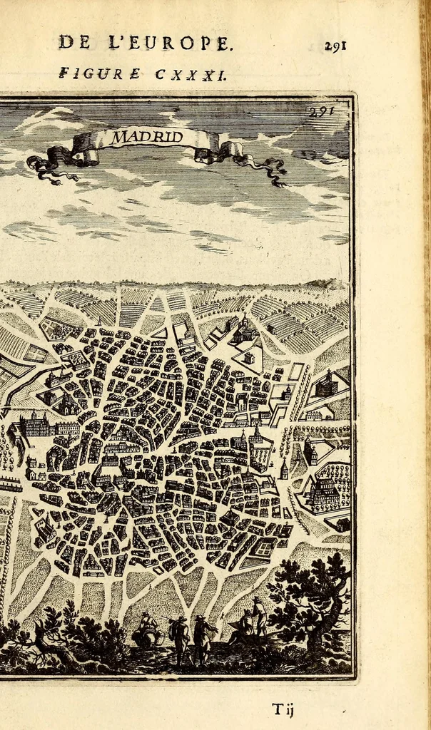An illustration from Description de l'univers, : contenant les differents systêmes du monde, les cartes generales & particulieres de la geographie ancienne & moderne : les plans & les profils des principales villes & des autres lieux plus considerables de la terre ; avec les portraits des souverains qui y commandent, leurs blasons, titres & livrées : et les mœurs, religions, gouvernemens & divers habillemens de chaque nation. Dediee au roy., 1683, leaf 309