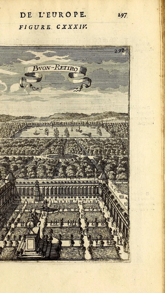 An illustration from Description de l'univers, : contenant les differents systêmes du monde, les cartes generales & particulieres de la geographie ancienne & moderne : les plans & les profils des principales villes & des autres lieux plus considerables de la terre ; avec les portraits des souverains qui y commandent, leurs blasons, titres & livrées : et les mœurs, religions, gouvernemens & divers habillemens de chaque nation. Dediee au roy., 1683, leaf 315