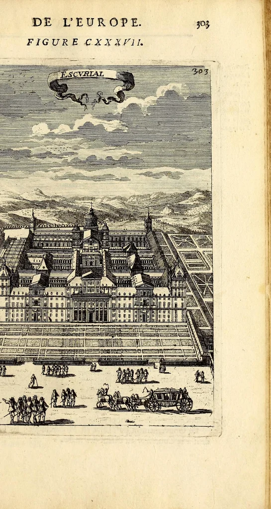 An illustration from Description de l'univers, : contenant les differents systêmes du monde, les cartes generales & particulieres de la geographie ancienne & moderne : les plans & les profils des principales villes & des autres lieux plus considerables de la terre ; avec les portraits des souverains qui y commandent, leurs blasons, titres & livrées : et les mœurs, religions, gouvernemens & divers habillemens de chaque nation. Dediee au roy., 1683, leaf 321