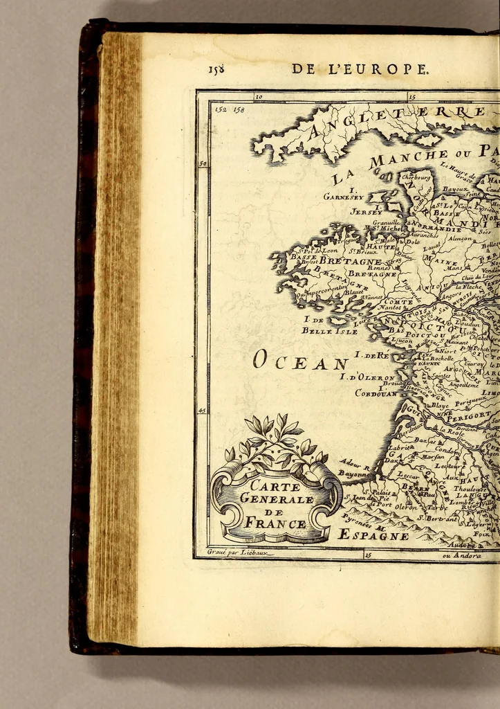 An illustration from Description de l'univers, : contenant les differents systêmes du monde, les cartes generales & particulieres de la geographie ancienne & moderne : les plans & les profils des principales villes & des autres lieux plus considerables de la terre ; avec les portraits des souverains qui y commandent, leurs blasons, titres & livrées : et les mœurs, religions, gouvernemens & divers habillemens de chaque nation. Dediee au roy., 1683, leaf 194
