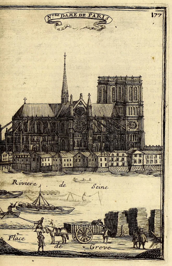 An illustration from Description de l'univers, : contenant les differents systêmes du monde, les cartes generales & particulieres de la geographie ancienne & moderne : les plans & les profils des principales villes & des autres lieux plus considerables de la terre ; avec les portraits des souverains qui y commandent, leurs blasons, titres & livrées : et les mœurs, religions, gouvernemens & divers habillemens de chaque nation. Dediee au roy., 1683, leaf 213