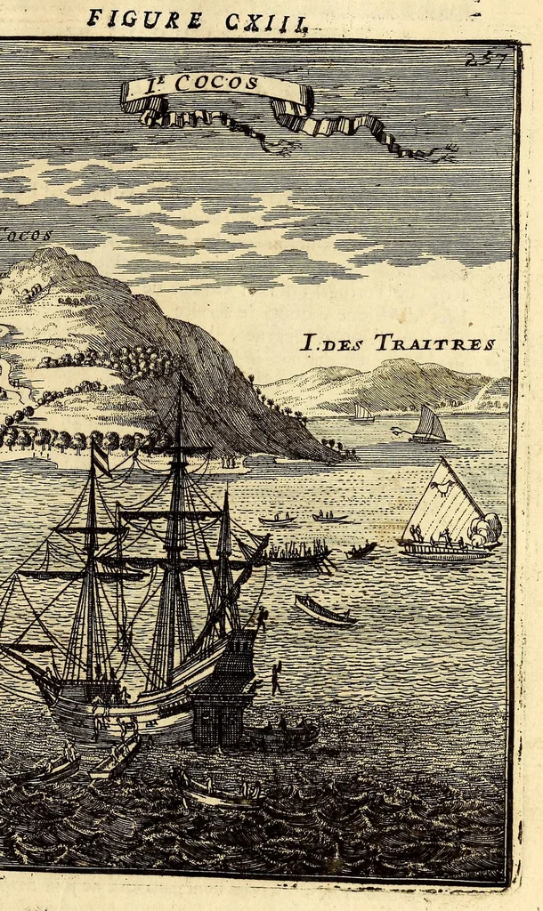 An illustration from Description de l'univers, : contenant les differents systêmes du monde, les cartes generales & particulieres de la geographie ancienne & moderne : les plans & les profils des principales villes & des autres lieux plus considerables de la terre ; avec les portraits des souverains qui y commandent, leurs blasons, titres & livrées : et les mœurs, religions, gouvernemens & divers habillemens de chaque nation. Dediee au roy., 1683, leaf 293