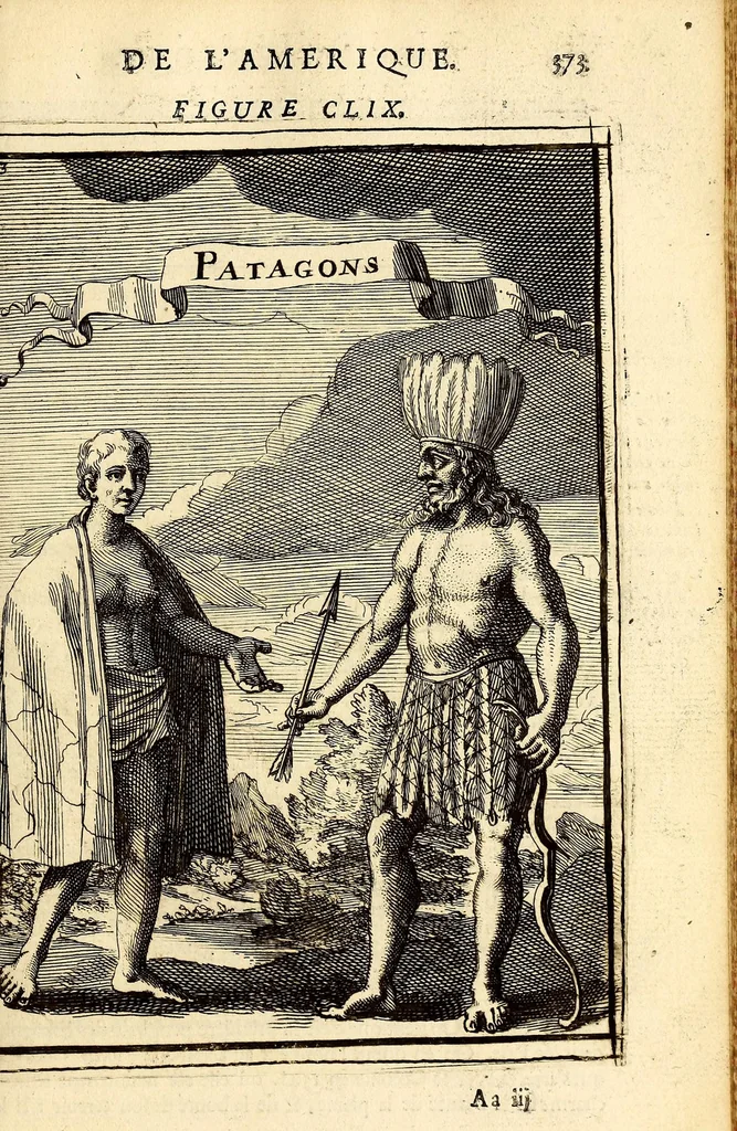 An illustration from Description de l'univers, : contenant les differents systêmes du monde, les cartes generales & particulieres de la geographie ancienne & moderne : les plans & les profils des principales villes & des autres lieux plus considerables de la terre ; avec les portraits des souverains qui y commandent, leurs blasons, titres & livrées : et les mœurs, religions, gouvernemens & divers habillemens de chaque nation. Dediee au roy., 1683, leaf 405