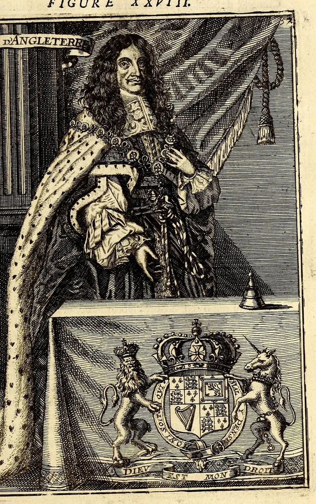 An illustration from Description de l'univers, : contenant les differents systêmes du monde, les cartes generales & particulieres de la geographie ancienne & moderne : les plans & les profils des principales villes & des autres lieux plus considerables de la terre ; avec les portraits des souverains qui y commandent, leurs blasons, titres & livrées : et les mœurs, religions, gouvernemens & divers habillemens de chaque nation. Dediee au roy., 1683, leaf 77