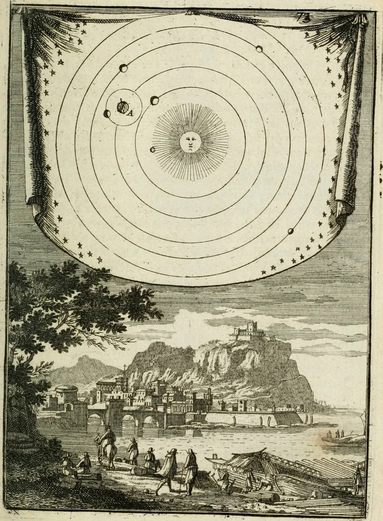 An illustration from Description de l'univers, 1683, leaf 100