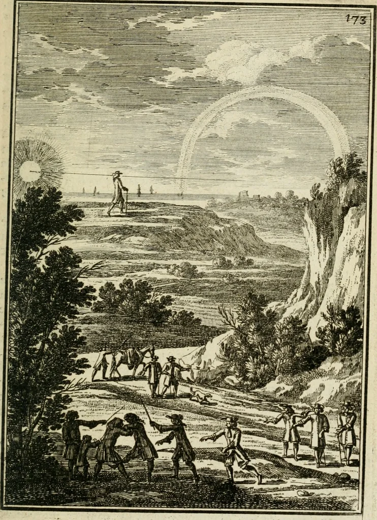 An illustration from Description de l'univers, 1683, leaf 200
