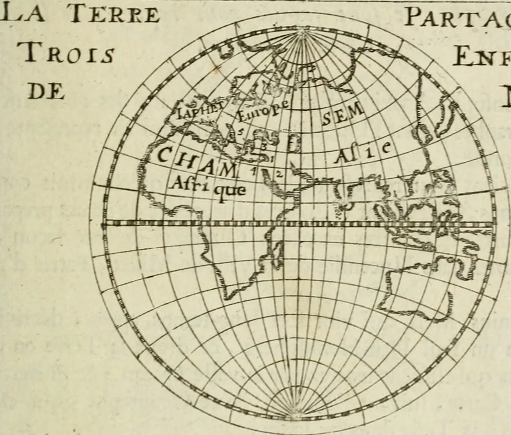 An illustration from Description de l'univers, 1683, leaf 216