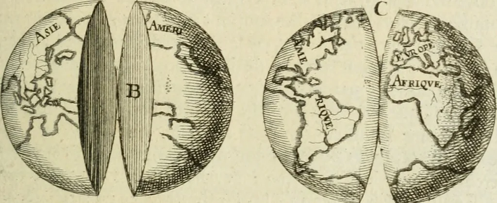 An illustration from Description de l'univers, 1683, leaf 236