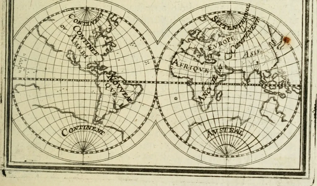 An illustration from Description de l'univers, 1683, leaf 236