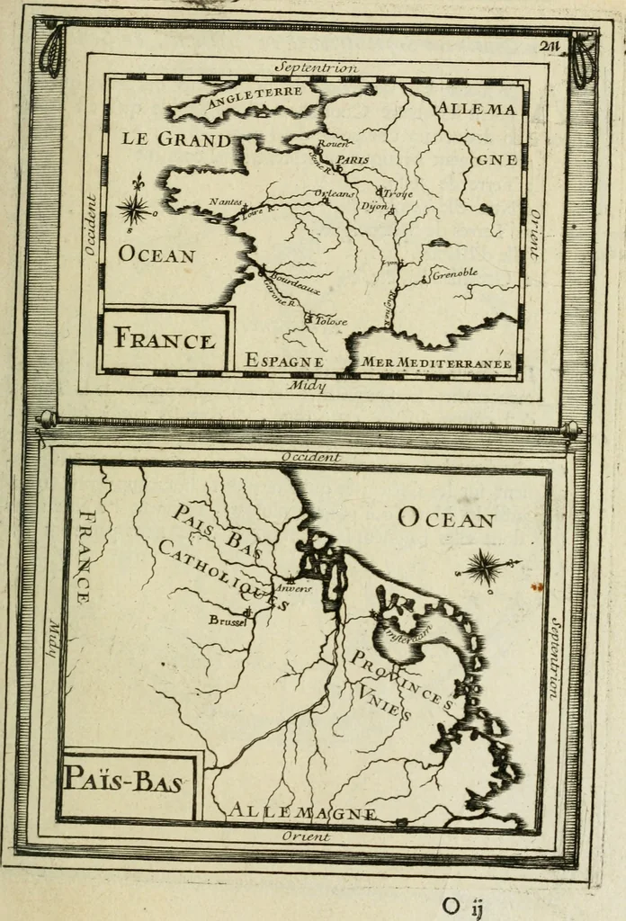 An illustration from Description de l'univers, 1683, leaf 238