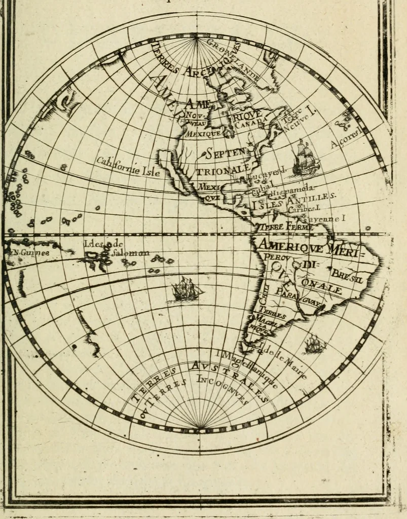 An illustration from Description de l'univers, 1683, leaf 246