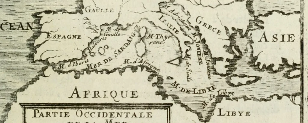 An illustration from Description de l'univers, 1683, leaf 254