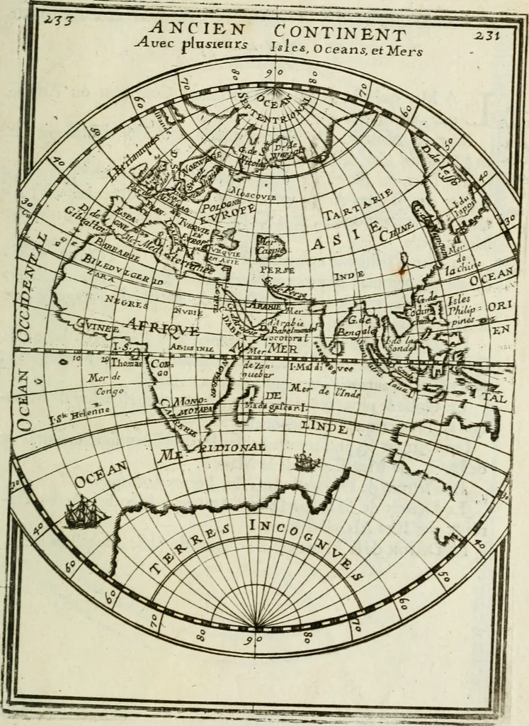 An illustration from Description de l'univers, 1683, leaf 262