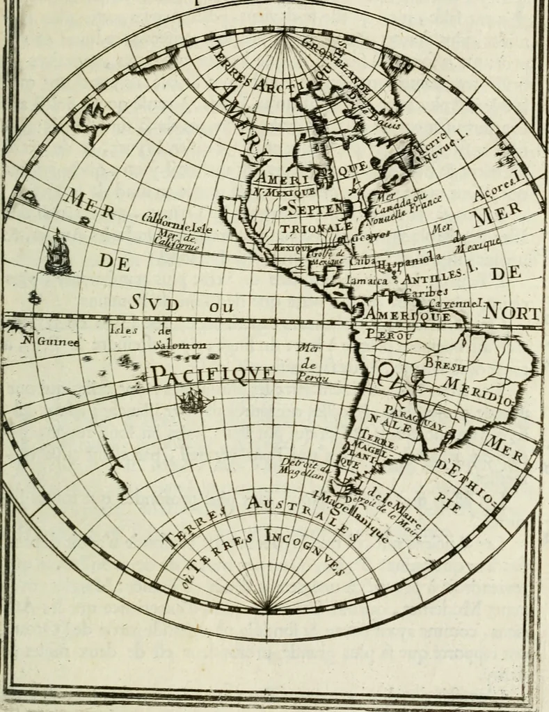 An illustration from Description de l'univers, 1683, leaf 264