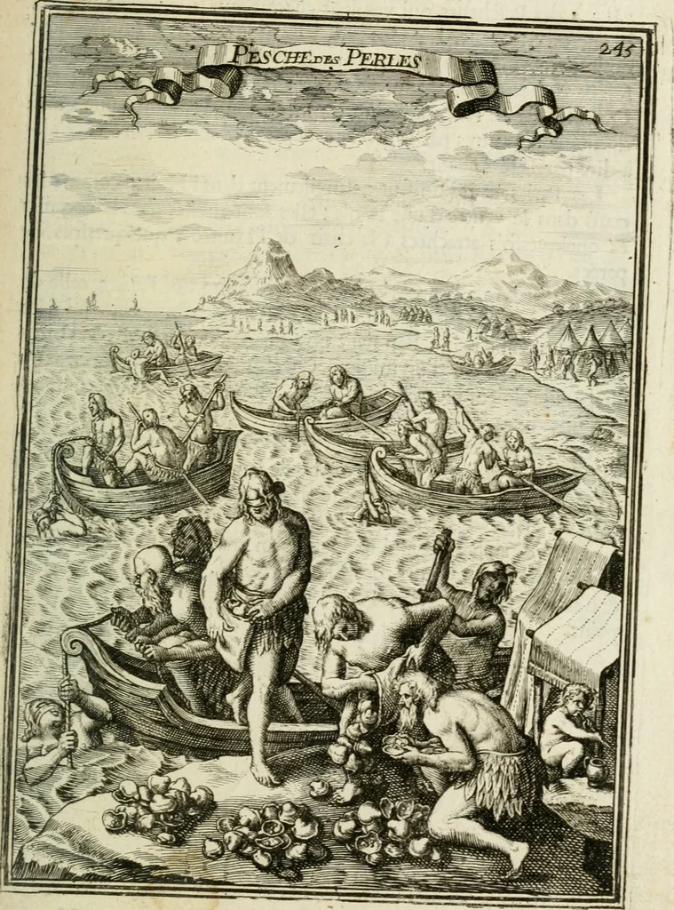 An illustration from Description de l'univers, 1683, leaf 274