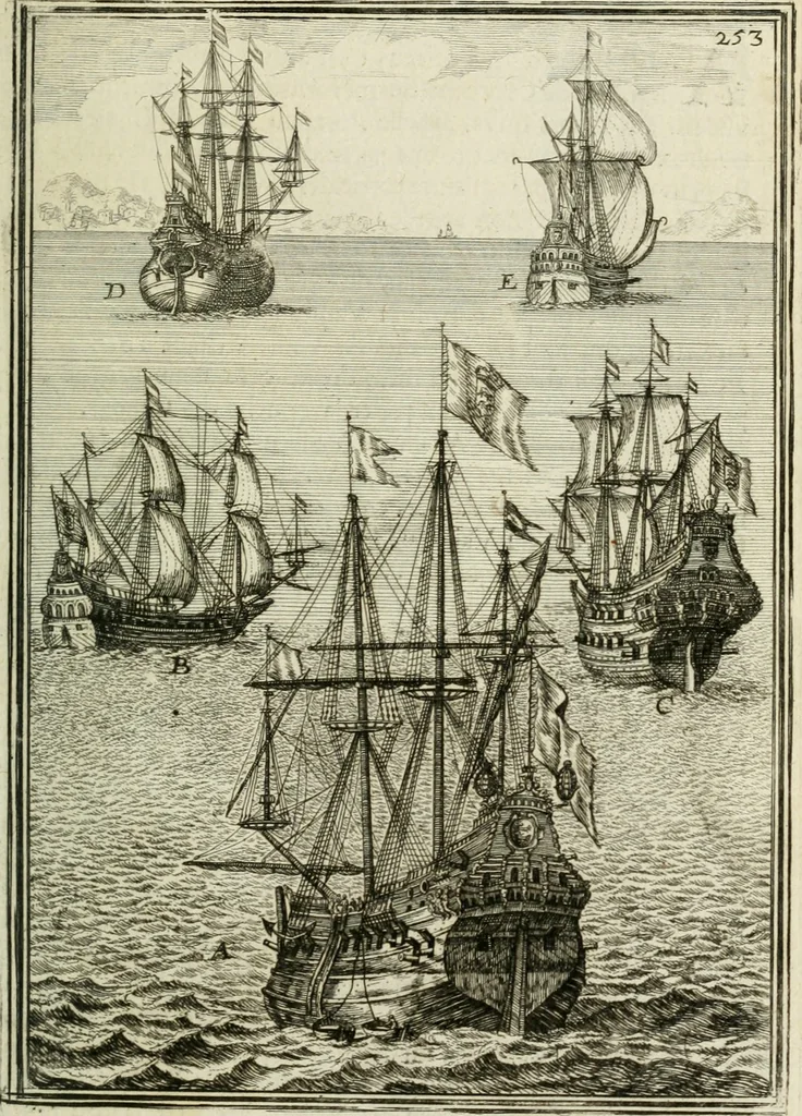 An illustration from Description de l'univers, 1683, leaf 282