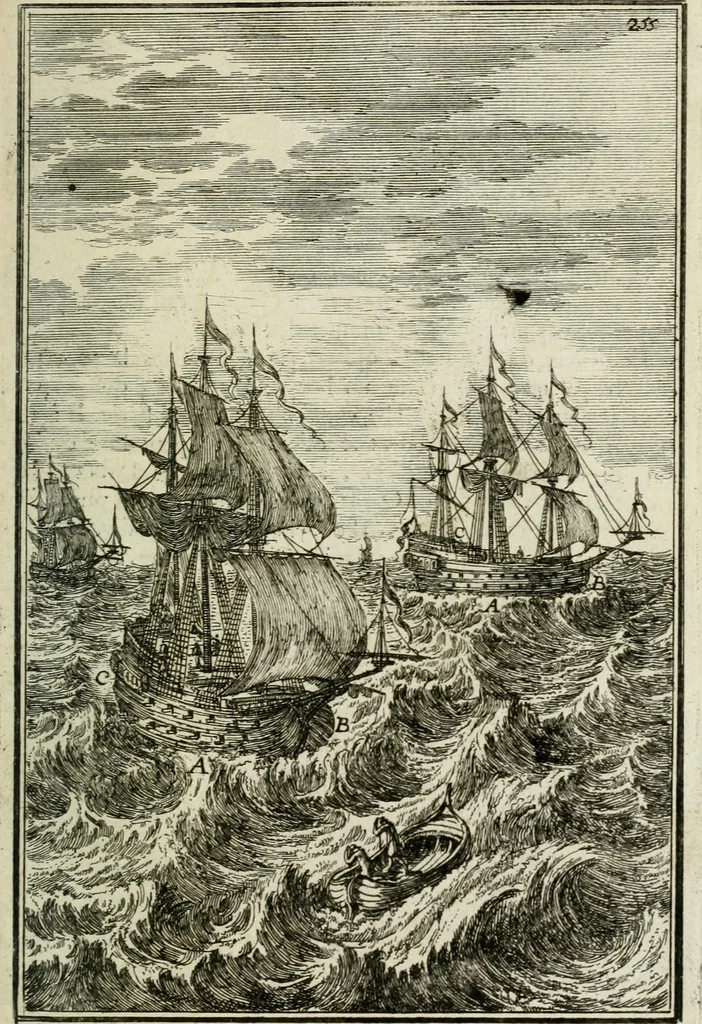 An illustration from Description de l'univers, 1683, leaf 284