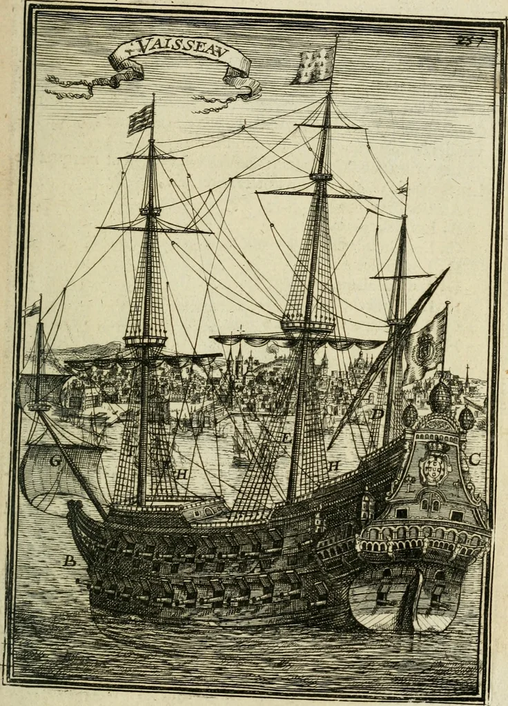 An illustration from Description de l'univers, 1683, leaf 286